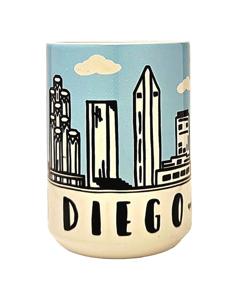 San Diego Souvenir Mug - 15oz Ceramic Travel Keepsake - Coffee Quips Custom Drinkware