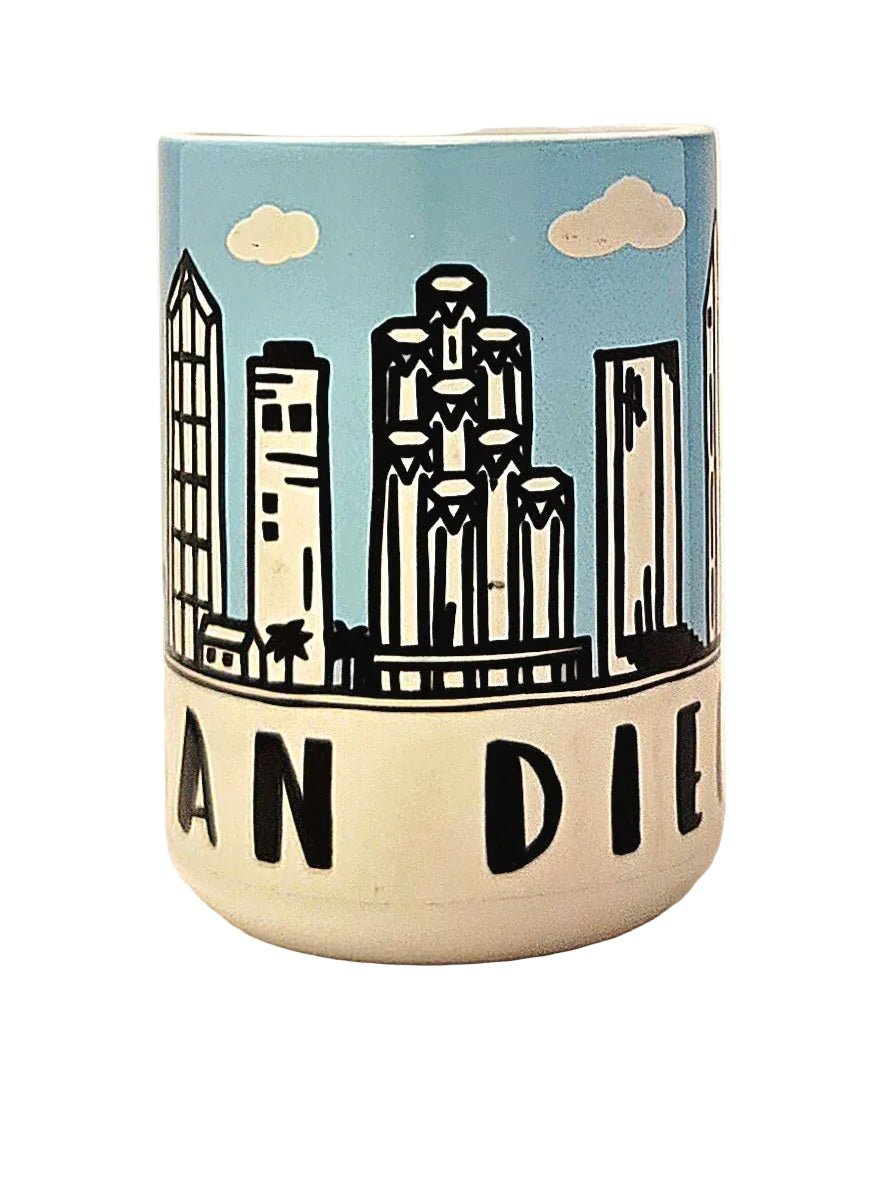 San Diego Souvenir Mug - 15oz Ceramic Travel Keepsake - Coffee Quips Custom Drinkware