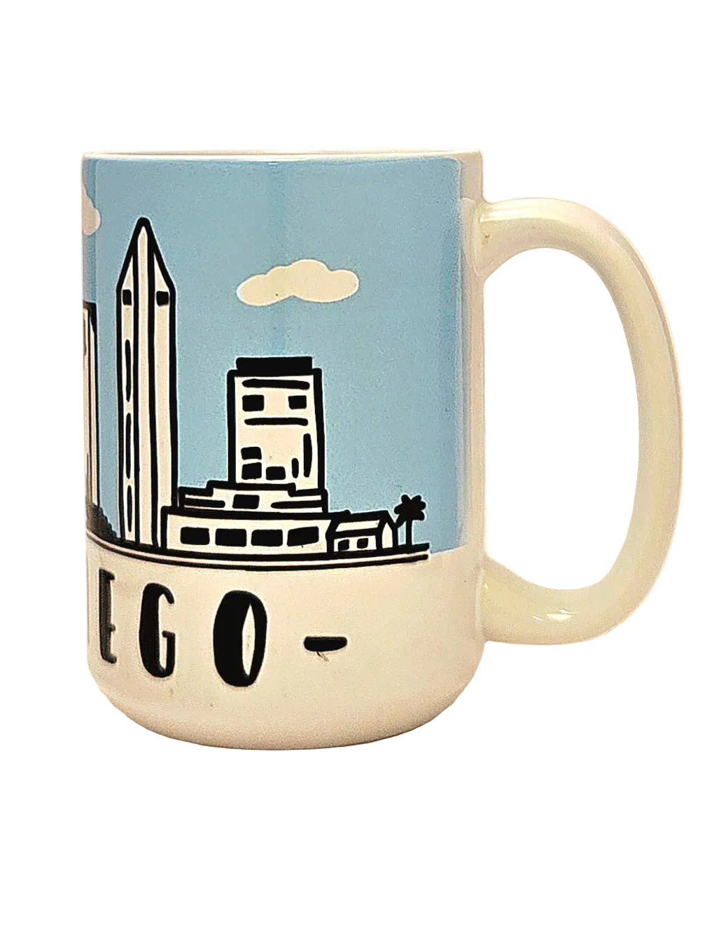 San Diego Souvenir Mug - 15oz Ceramic Travel Keepsake - Coffee Quips Custom Drinkware