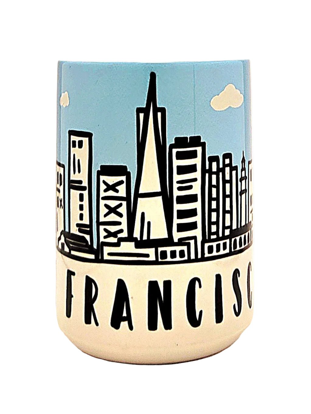 San Francisco Souvenir Skyline 15oz Ceramic Coffee Mug - Coffee Quips Custom Drinkware