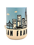 San Francisco Souvenir Skyline 15oz Ceramic Coffee Mug - Coffee Quips Custom Drinkware