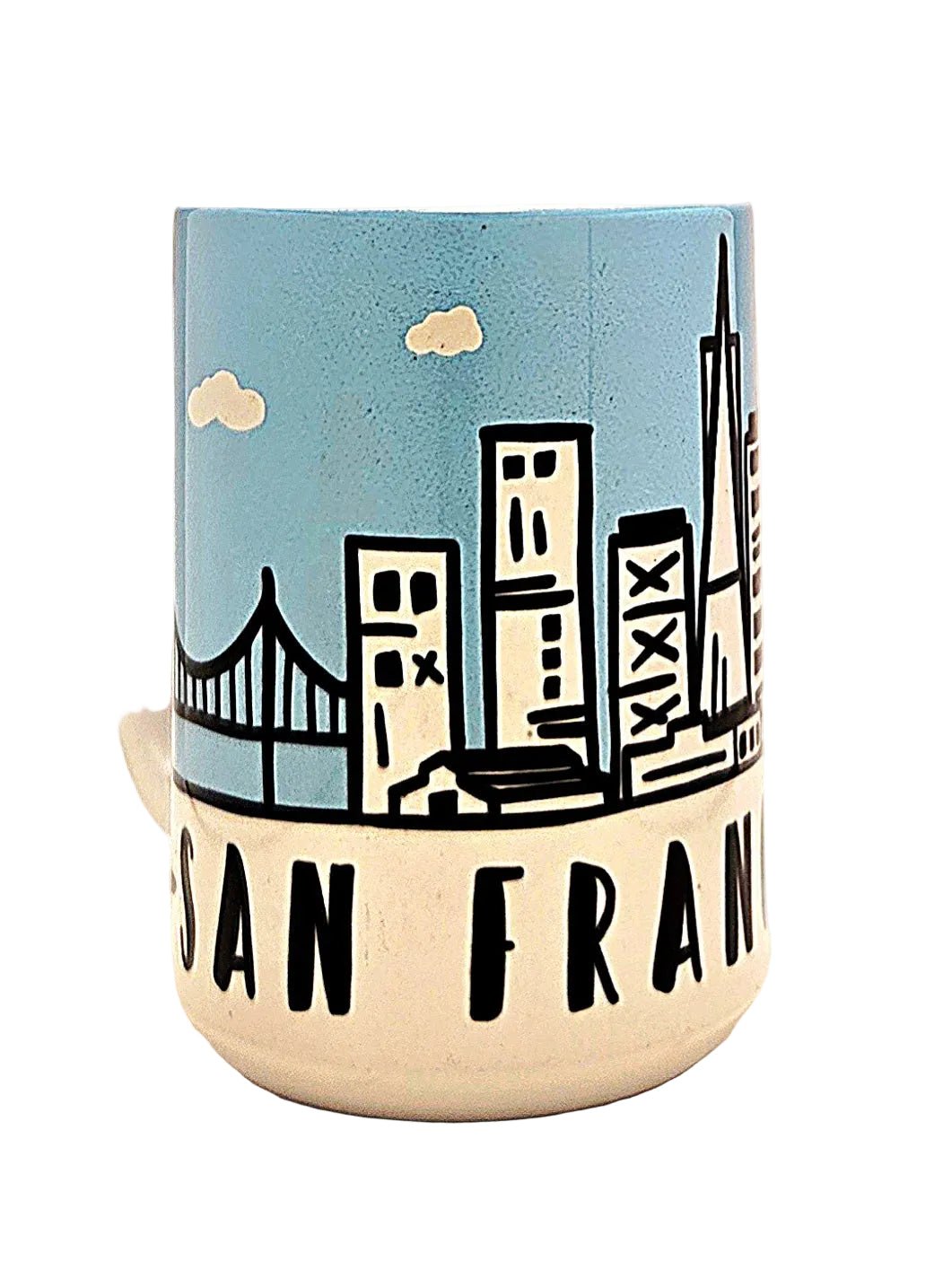 San Francisco Souvenir Skyline 15oz Ceramic Coffee Mug - Coffee Quips Custom Drinkware
