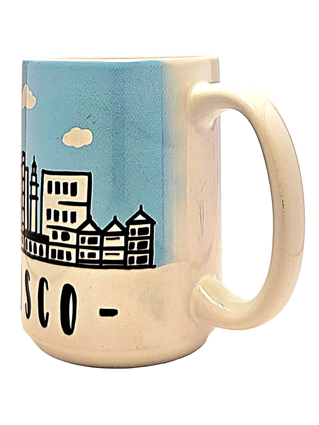 San Francisco Souvenir Skyline 15oz Ceramic Coffee Mug - Coffee Quips Custom Drinkware