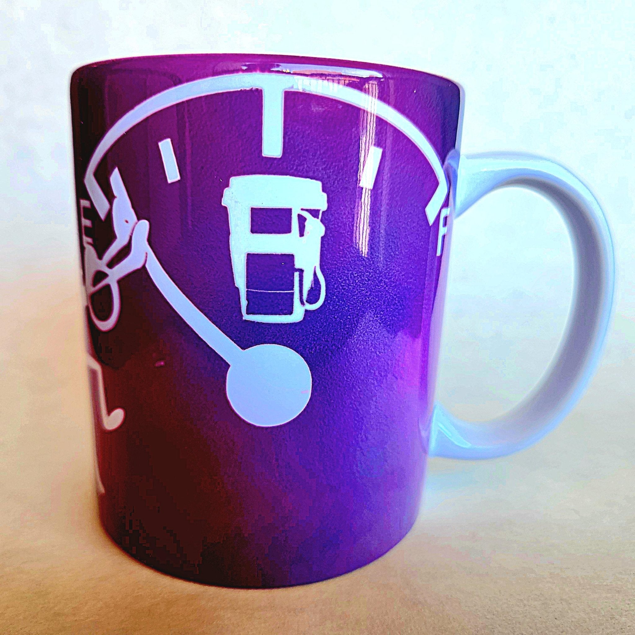 Sarcastic Coffee Mug: Fuelled by Caffeine & Inappropriate Thoughts - Coffee Quips Custom Drinkware