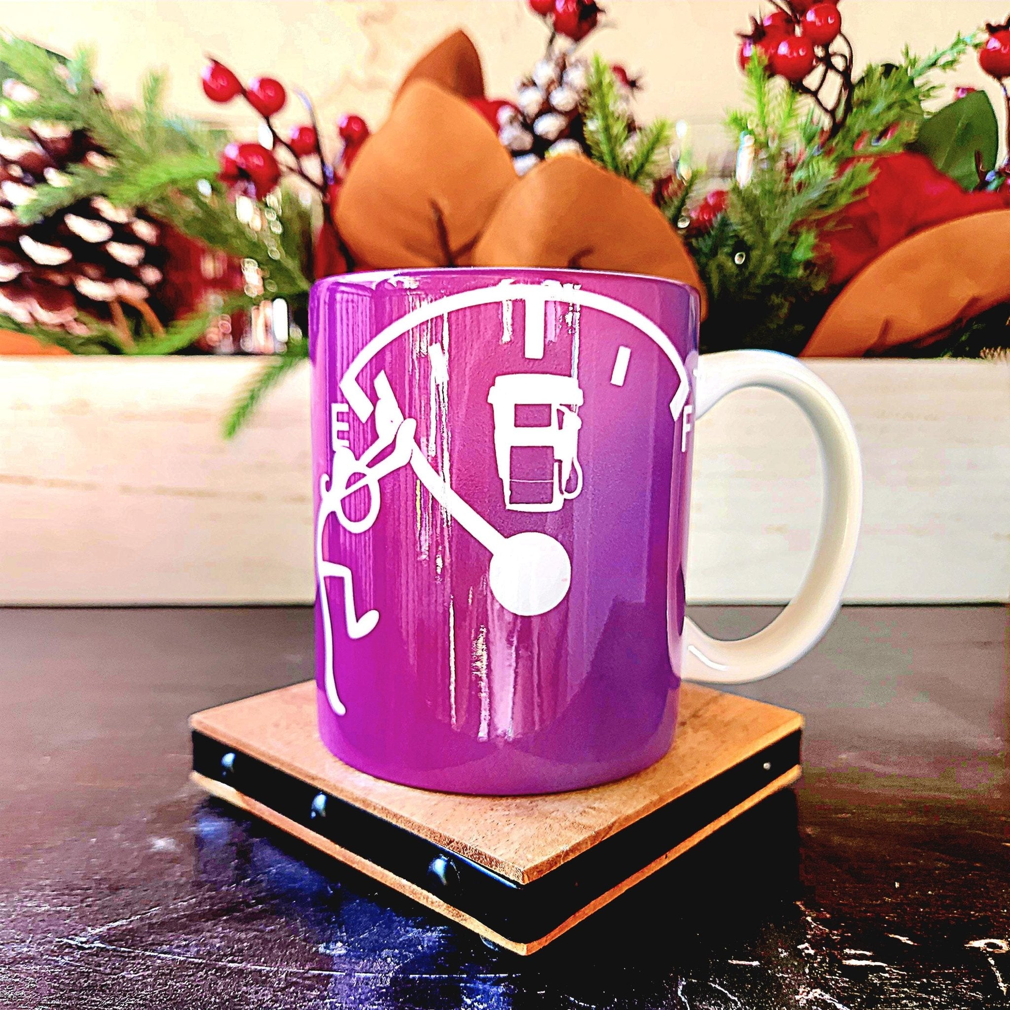 Sarcastic Coffee Mug: Fuelled by Caffeine & Inappropriate Thoughts - Coffee Quips Custom Drinkware