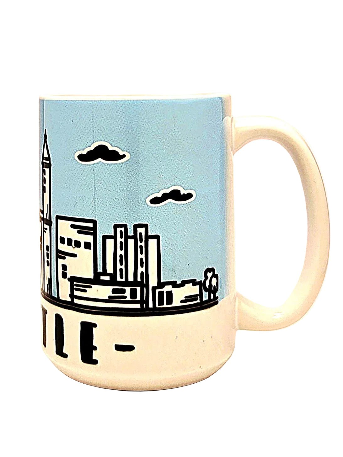 Seattle Souvenir Mug - 15oz Ceramic Travel Keepsake - Coffee Quips Custom Drinkware
