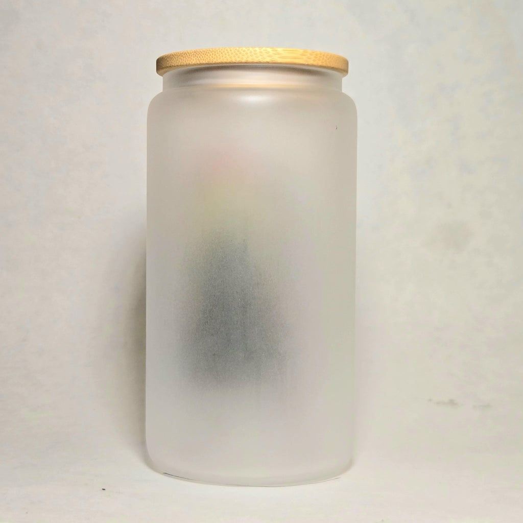 Stained Glass Christmas Tree window glass tumbler - Coffee Quips Custom Drinkware