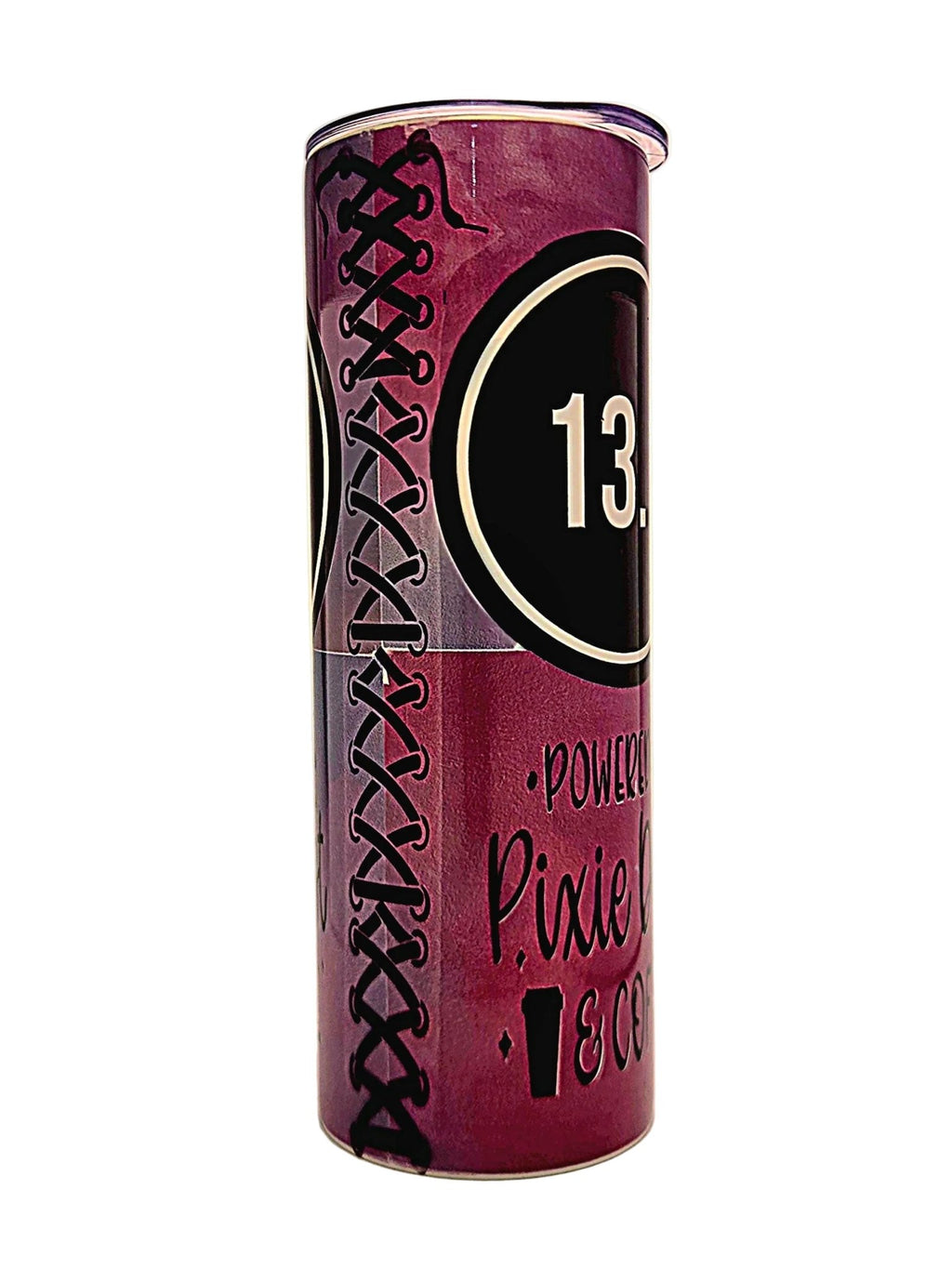 Stainless 20oz Insulated 13.1 Half Marathon Finisher tumbler with BPA Free push on lid - Coffee Quips Custom Drinkware