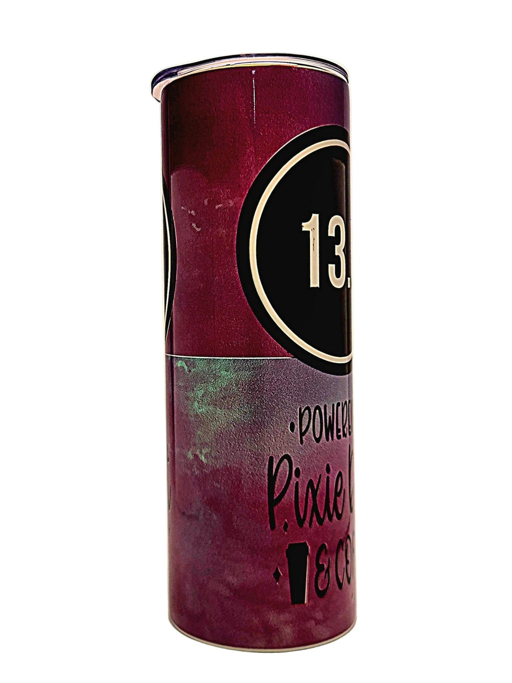 Stainless 20oz Insulated 13.1 Half Marathon Finisher tumbler with BPA Free push on lid - Coffee Quips Custom Drinkware