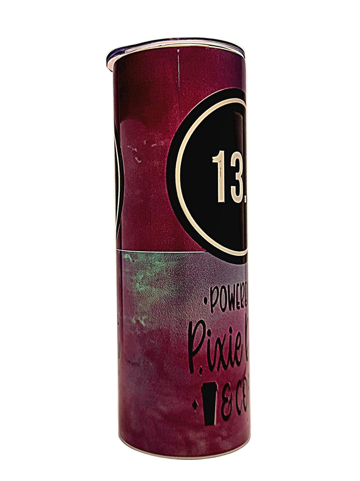 Stainless 20oz Insulated 13.1 Half Marathon Finisher tumbler with BPA Free push on lid - Coffee Quips Custom Drinkware