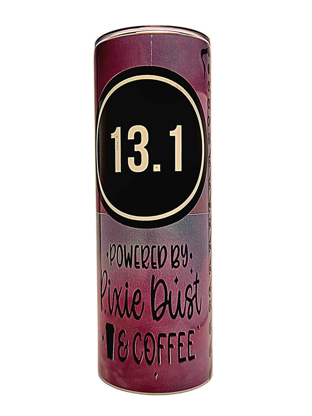 Stainless 20oz Insulated 13.1 Half Marathon Finisher tumbler with BPA Free push on lid - Coffee Quips Custom Drinkware