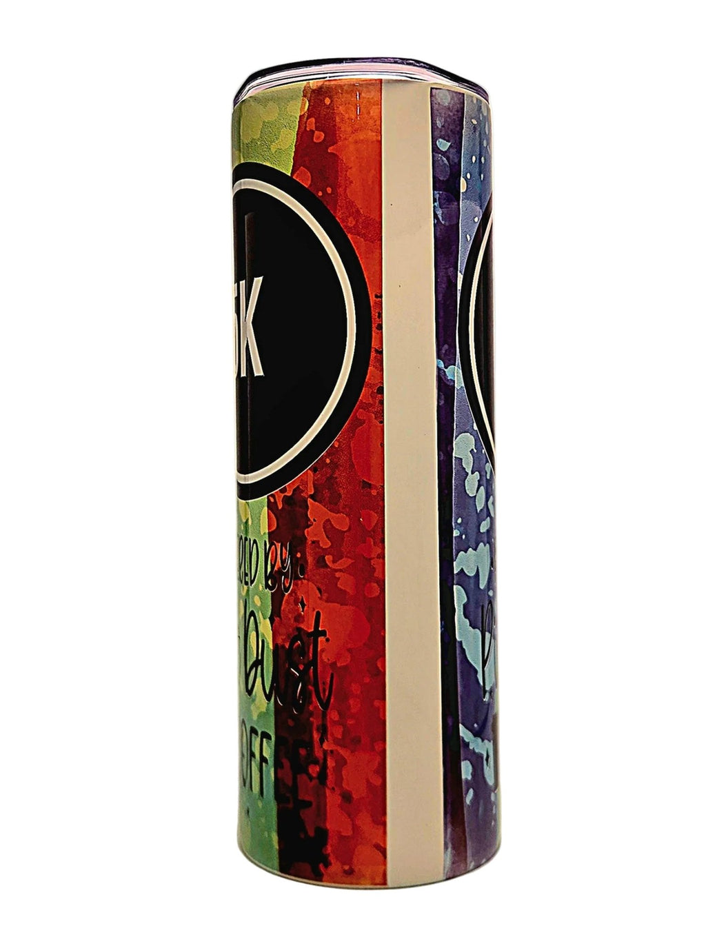 Stainless Insulated Straight Side 20oz 5K finisher tumbler with BPA Free push on Lid - Coffee Quips Custom Drinkware