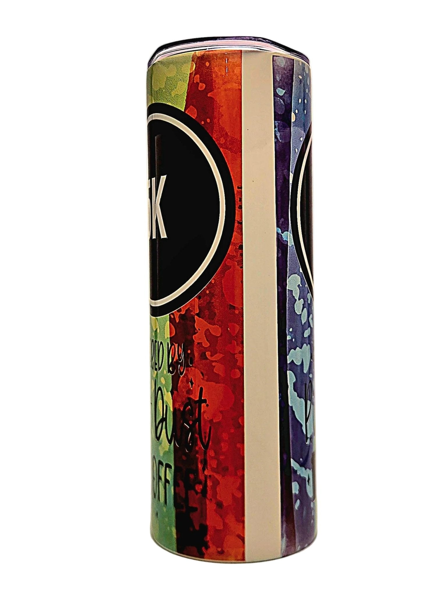 Stainless Insulated Straight Side 20oz 5K finisher tumbler with BPA Free push on Lid - Coffee Quips Custom Drinkware