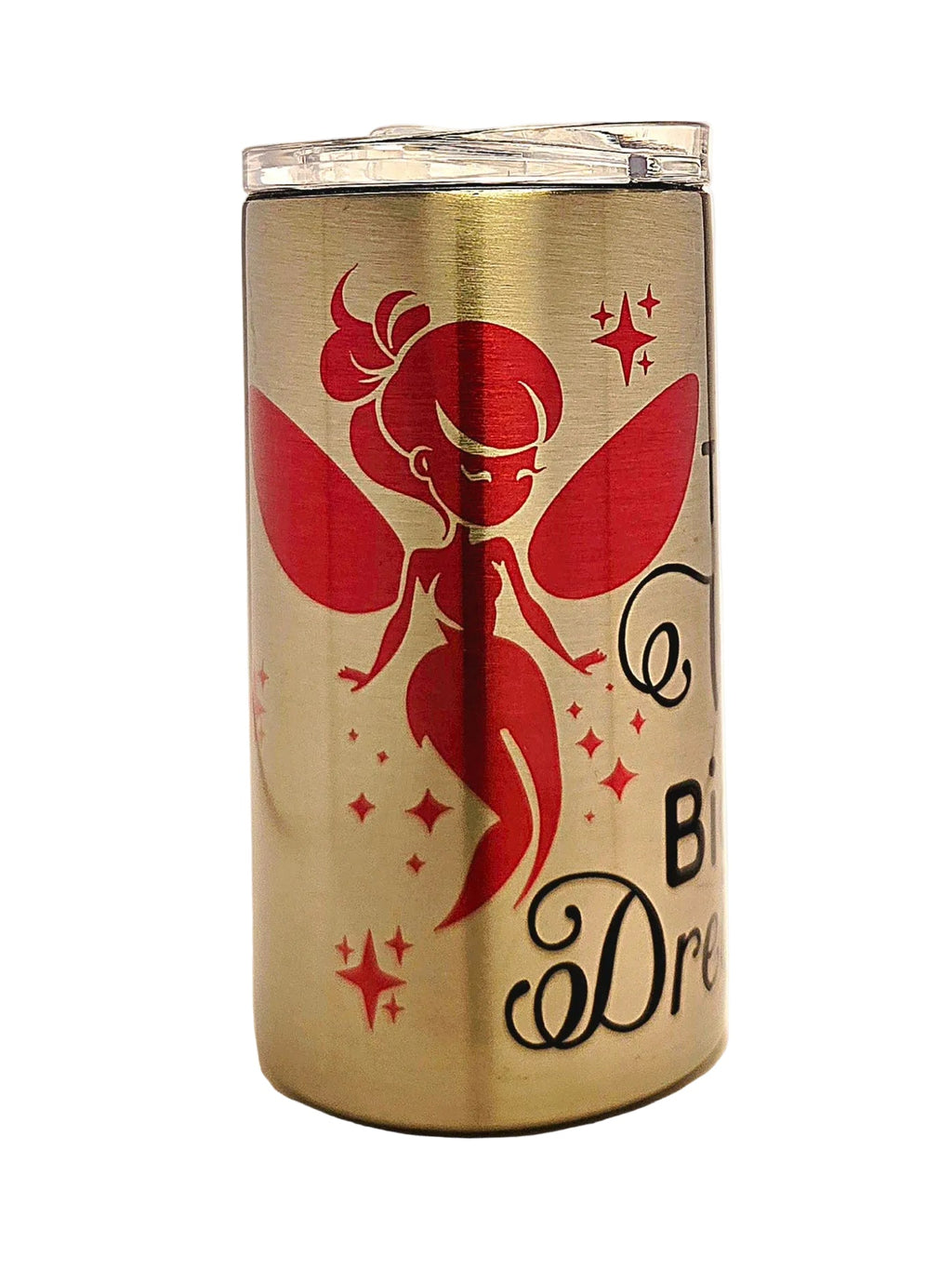 Stainless Steel Toddler Insulated Tumbler, 12oz Cup Tiny Wings Big Dreams - Coffee Quips Custom Drinkware