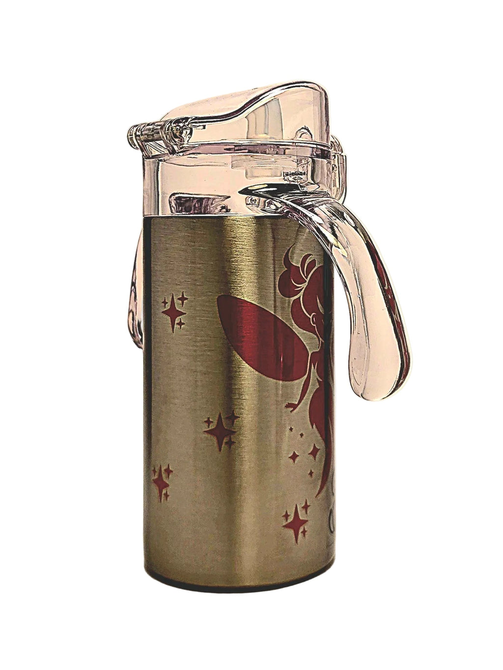 Stainless Steel Toddler Insulated Tumbler, 12oz Sippy Cup Tiny Wings Big Dreams with two bpa free lids - Coffee Quips Custom Drinkware