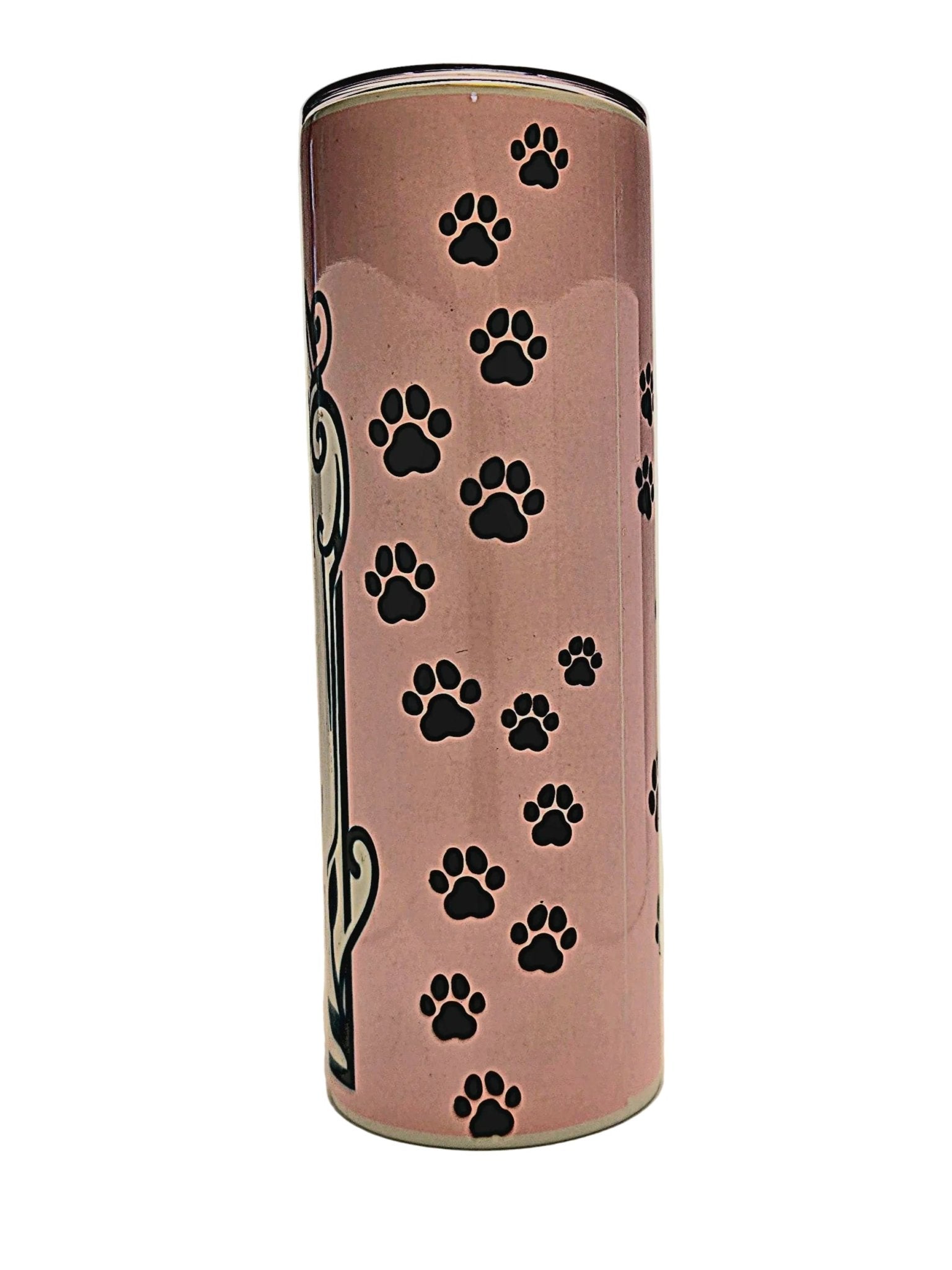 Stainless straight side 20oz tumbler Super Sexy Dog Mom with push on lid - Coffee Quips Custom Drinkware