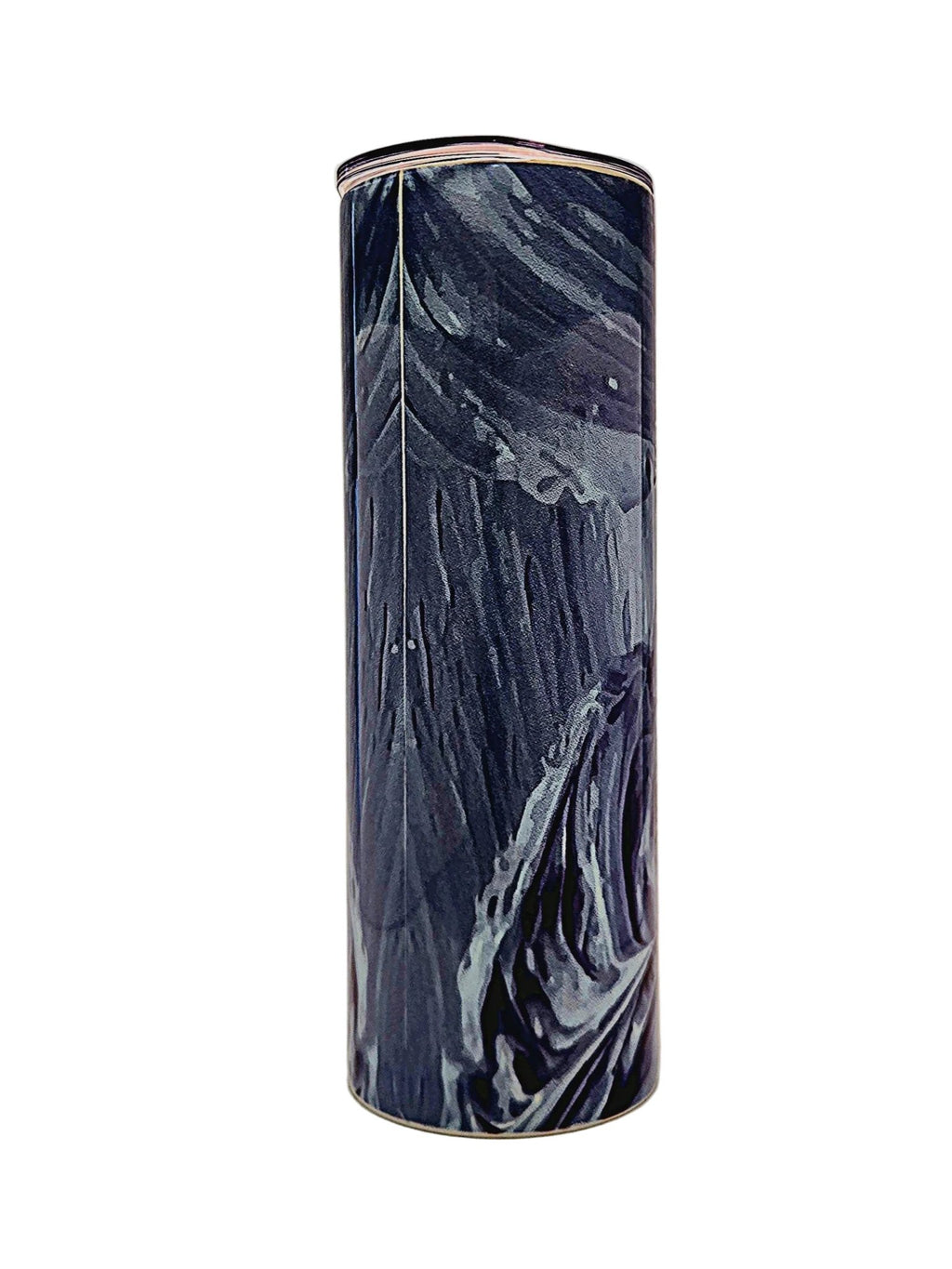 Stainless straight side 20oz tumbler with push on lid. Riding a Horse is to ride the Sky - Coffee Quips Custom Drinkware
