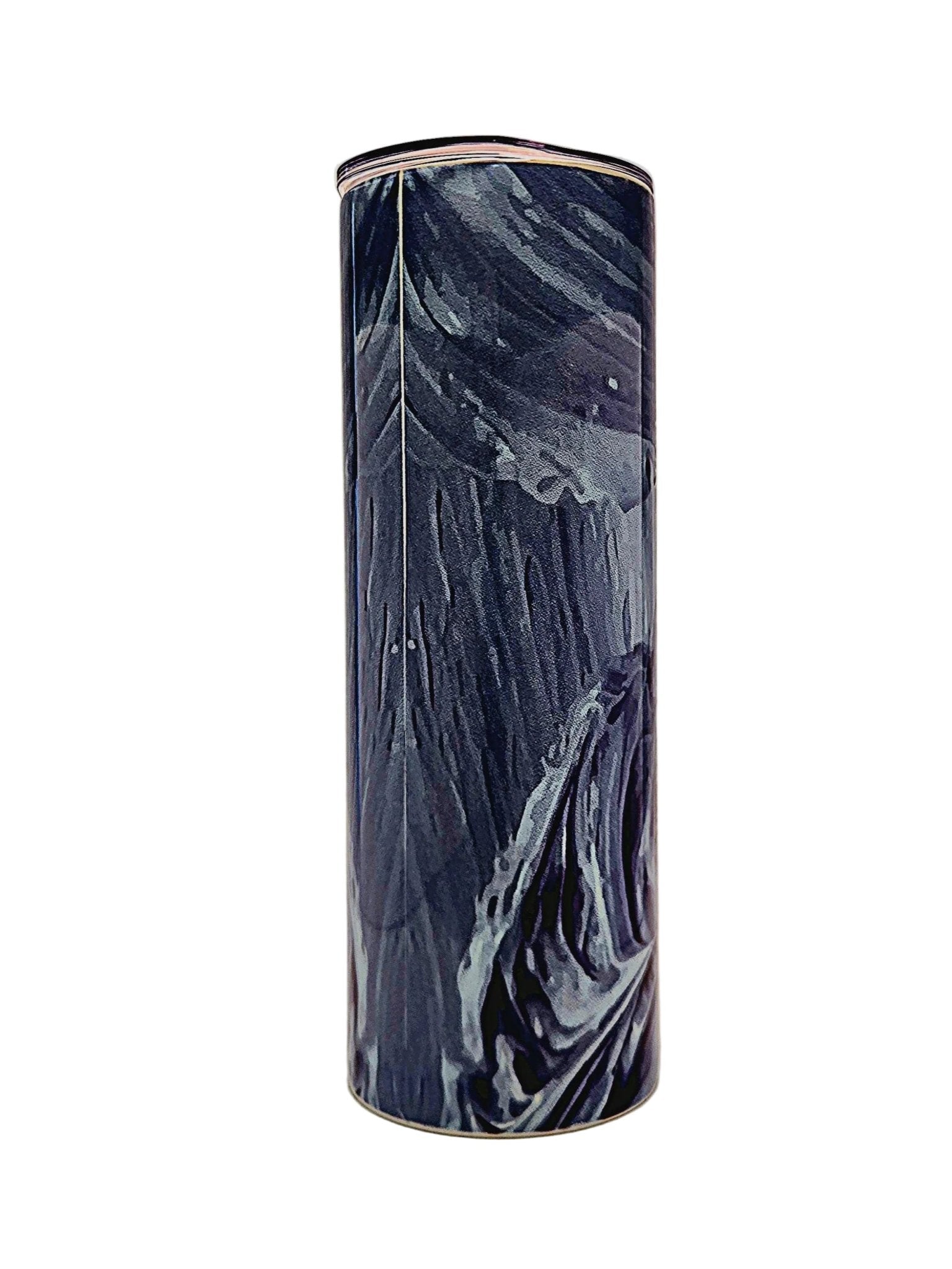 Stainless straight side 20oz tumbler with push on lid. Riding a Horse is to ride the Sky - Coffee Quips Custom Drinkware