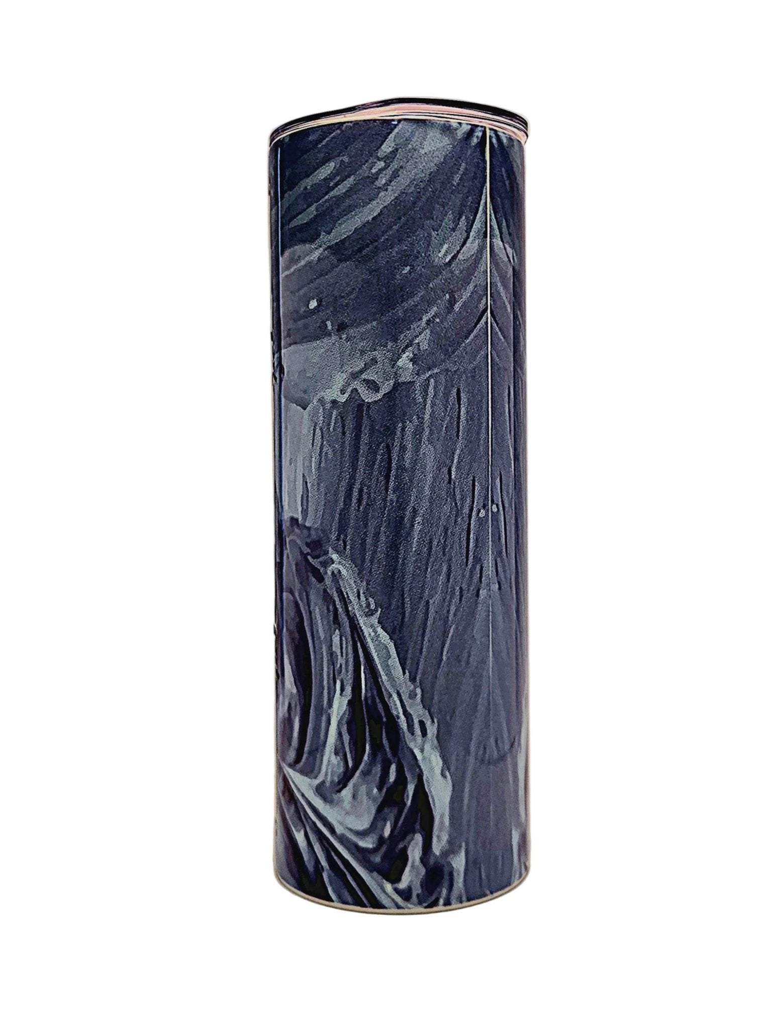 Stainless straight side 20oz tumbler with push on lid. Riding a Horse is to ride the Sky - Coffee Quips Custom Drinkware