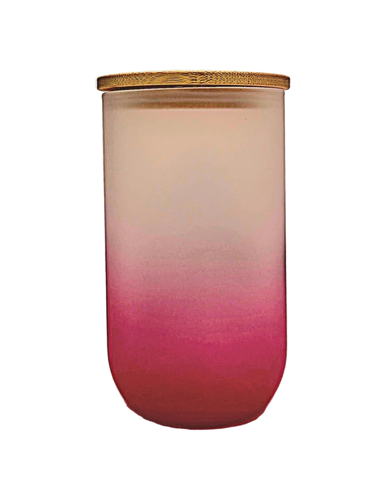 Stemless Wine Glass 18oz Pink Ombre Matte finish It's Wine O'clock fun quote - Coffee Quips Custom Drinkware