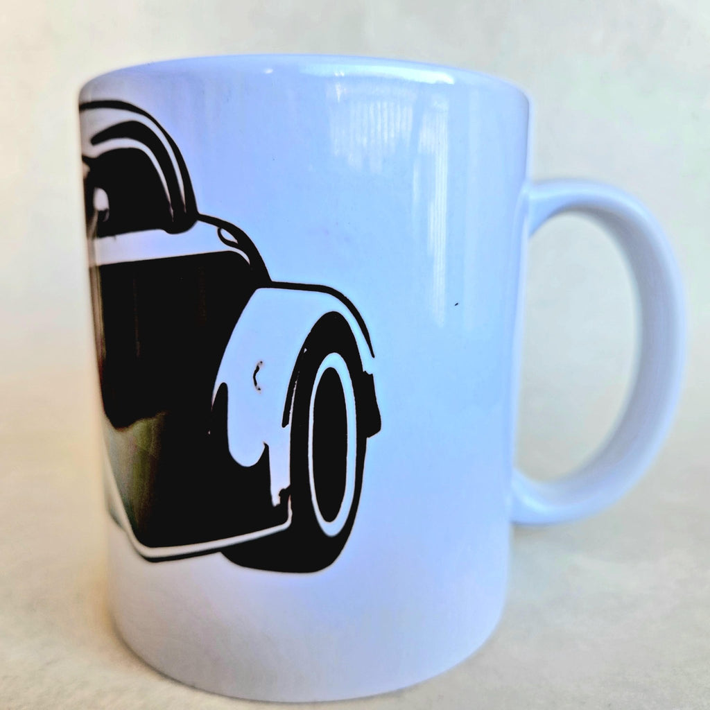 Street Rod Hotrod Ceramic Coffee Mug, American Muscle Car - Coffee Quips Custom Drinkware