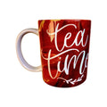 Tea Time Ceramic Mug - Relax Reflect Enjoy - Coffee Quips Custom Drinkware