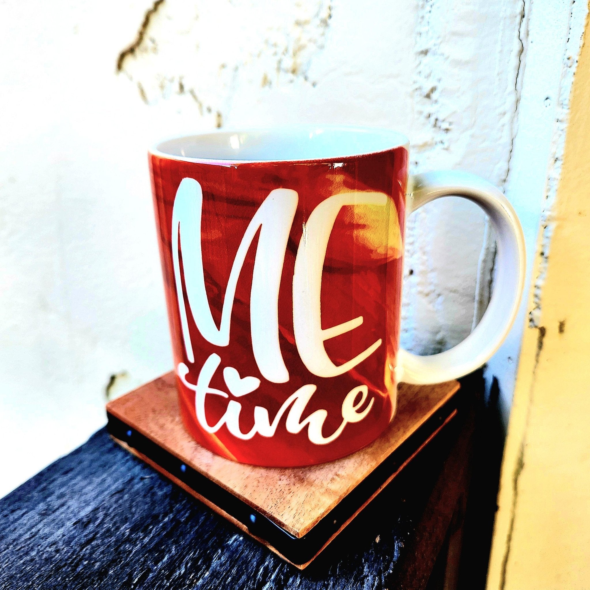 Tea Time Ceramic Mug - Relax Reflect Enjoy - Coffee Quips Custom Drinkware