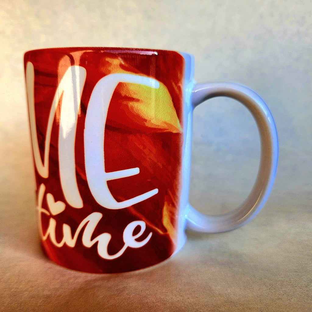Tea Time Ceramic Mug - Relax Reflect Enjoy - Coffee Quips Custom Drinkware