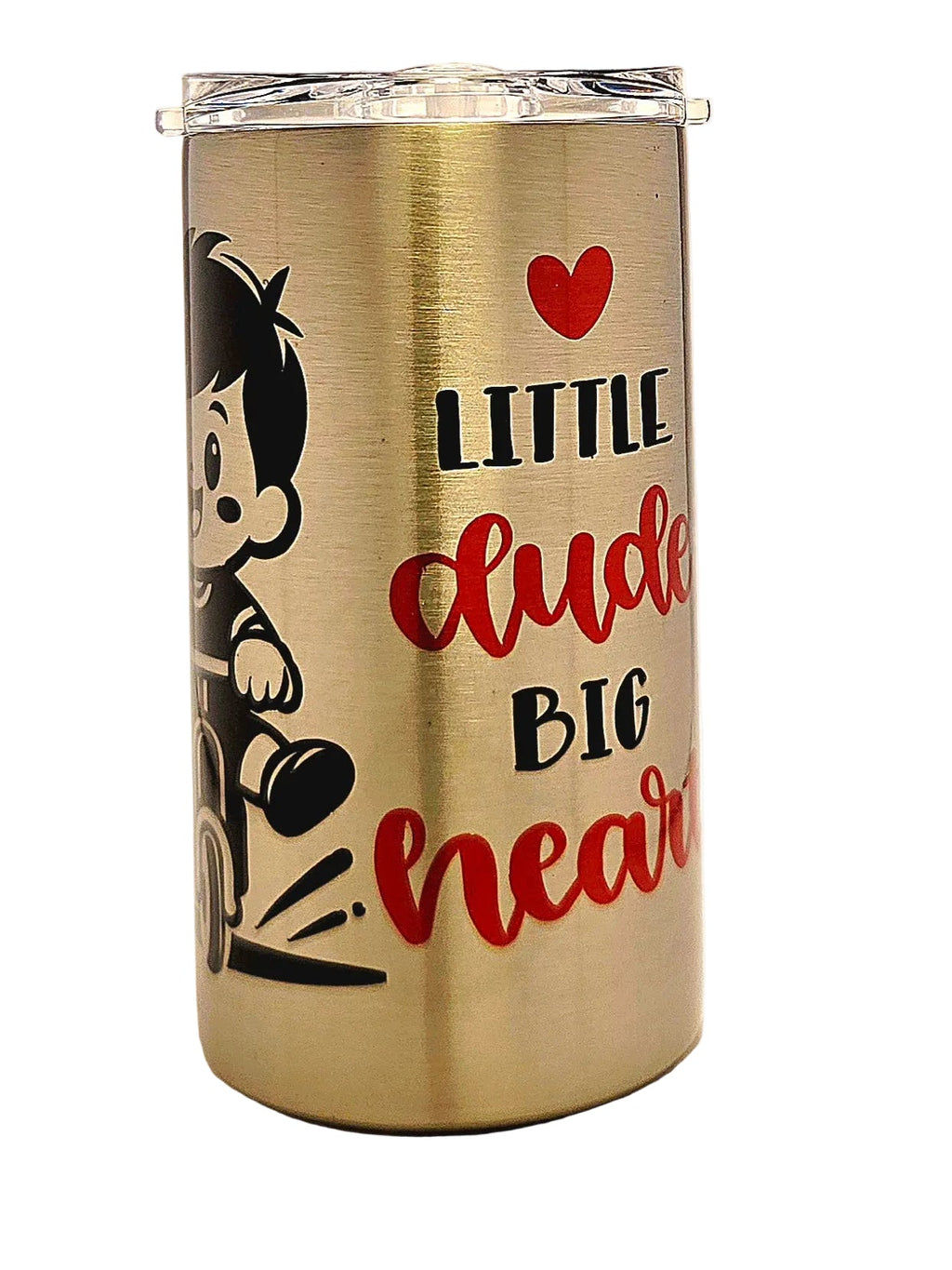Toddler First Stainless Tumbler: Little Dude Edition, BPA Free Kids Cup - Coffee Quips Custom Drinkware