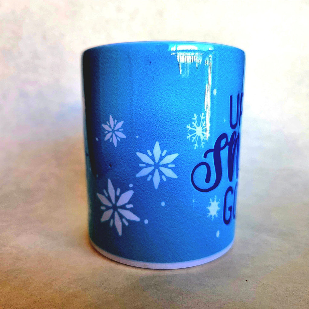 Up To Snow Good Ceramic Coffee Mug - Naughty List Gift - Coffee Quips Custom Drinkware