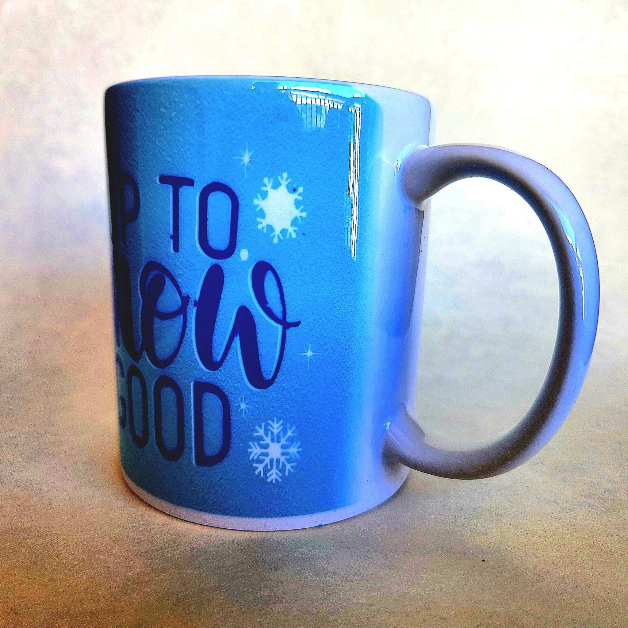 Up To Snow Good Ceramic Coffee Mug - Naughty List Gift - Coffee Quips Custom Drinkware
