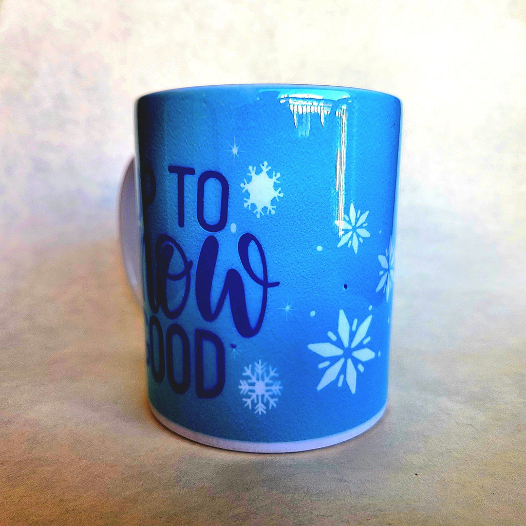 Up To Snow Good Ceramic Coffee Mug - Naughty List Gift - Coffee Quips Custom Drinkware