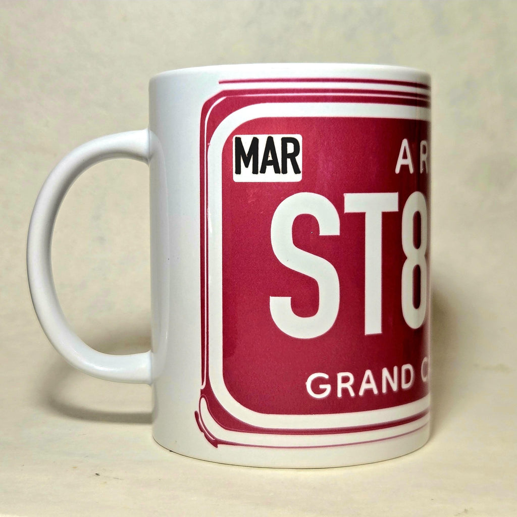 Vintage Arizona plate Souvenir Ceramic Coffee Mug - 15oz High Capacity - Coffee Quips Custom Drinkware