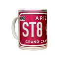 Vintage Arizona plate Souvenir Ceramic Coffee Mug - 15oz High Capacity - Coffee Quips Custom Drinkware