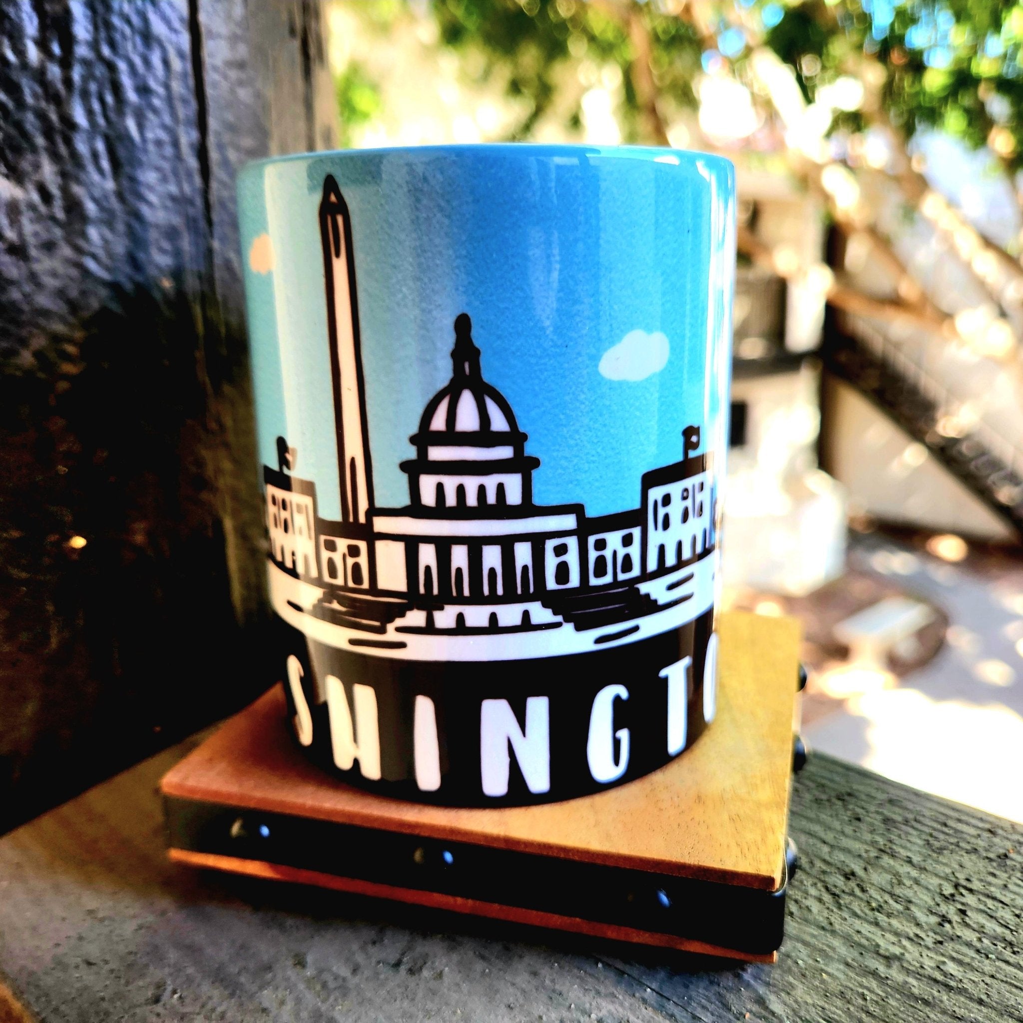 Washington DC Souvenir Monuments Ceramic Coffee Mug: Skyline - Coffee Quips Custom Drinkware