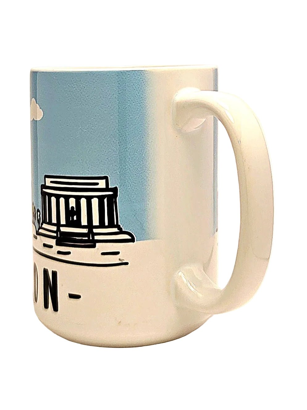 Washington DC Souvenir Monuments Skyline - 15oz Ceramic Coffee Mug - Coffee Quips Custom Drinkware