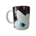 White Cat Peeking Ceramic Coffee Mug - Gift for Cat Lover - Coffee Quips Custom Drinkware